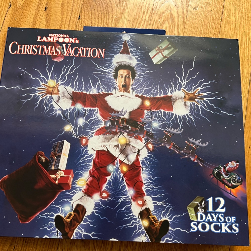 national lampoons Christmas vacation advent calendar of socks
